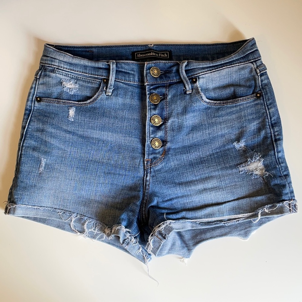 Abercrombie button up shorts